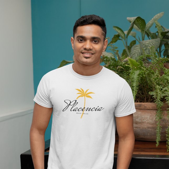 Camiseta Playa de Placencia, Belice, estilo de cosecha míni (Subido por el creador)
