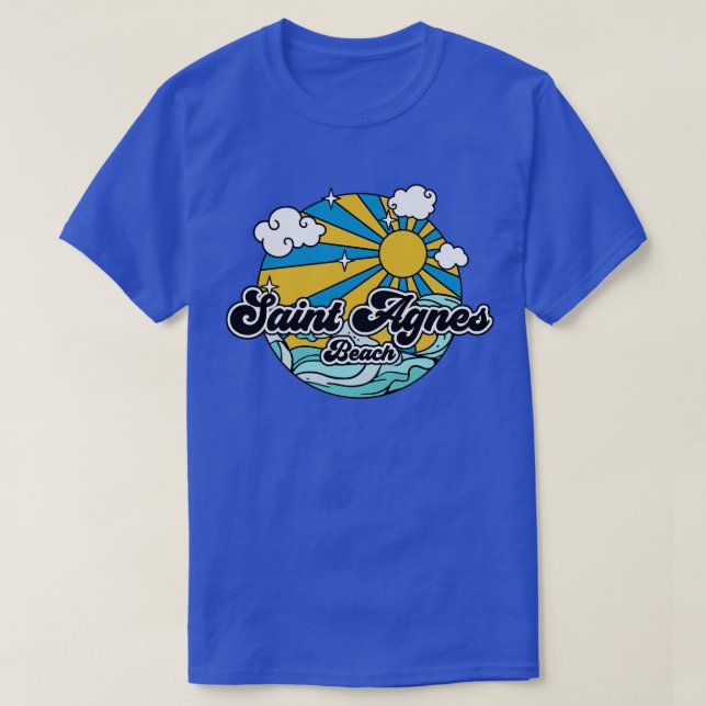 Camiseta Playa de Saint Agnes (Diseño del anverso)