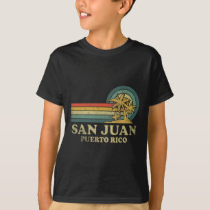Camiseta Playa de San Juan Puerto Rico Vintage de vacacione