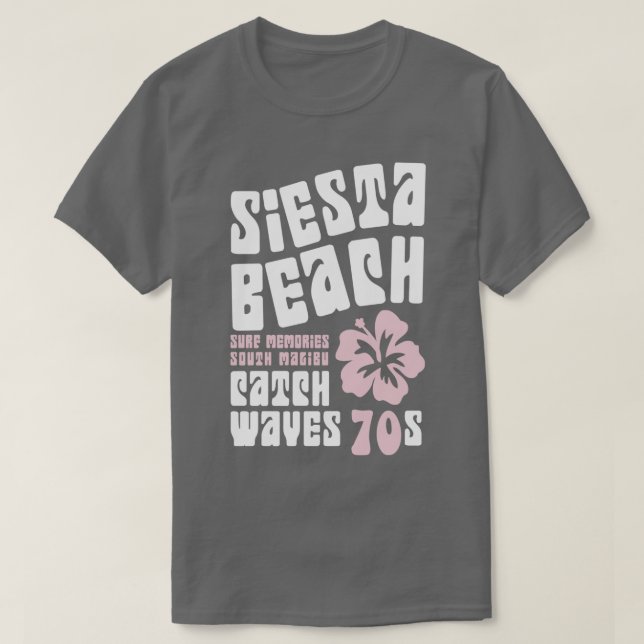 Camiseta Playa de Siesta (Diseño del anverso)