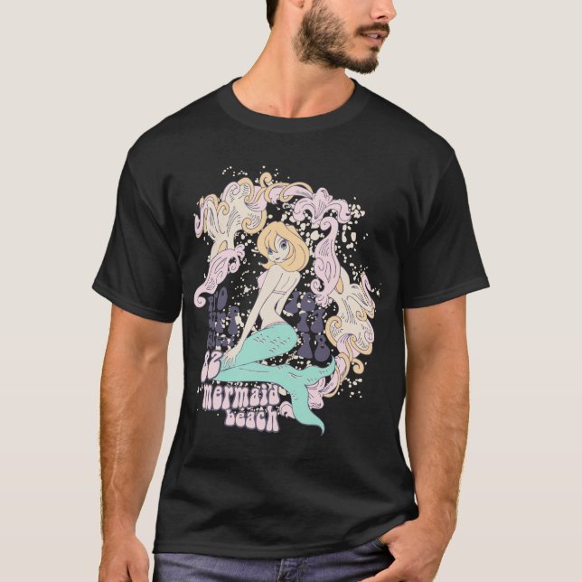 Camiseta Playa de Sirenas para Concurso de Surf Pro (Anverso)