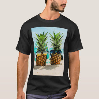 Camiseta Playa de sol y piña
