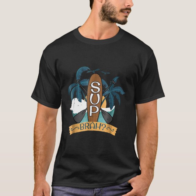 Camiseta Playa de Sopa Sup Brah Surf (Anverso)