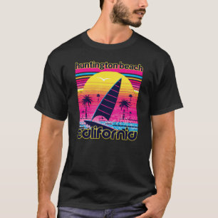 Camiseta Playa de souvenirs de estilo Huntington Beach Retr