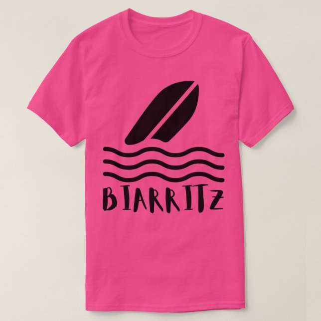 Camiseta playa de surf de biarritz franceT 1 (Diseño del anverso)