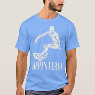 Camiseta playa de surf de carpinteria