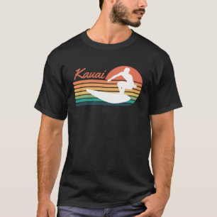 Camiseta playa de surf de Kauai gallo gallina vacaciones