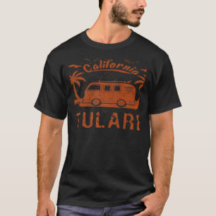 Camiseta Playa de surf retro vintage de Tulare CA Californi