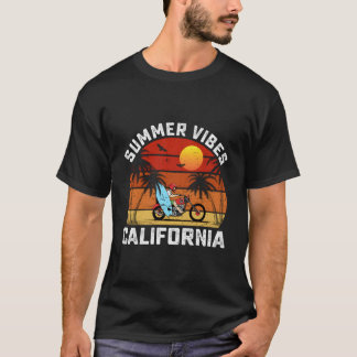 Camiseta Playa de surf verano California