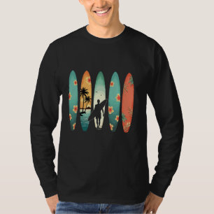 Camiseta Playa de surfista surfista hawaiano divertido surf