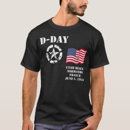Camiseta Playa de Utah, Normandía, Francia, el 6 de junio