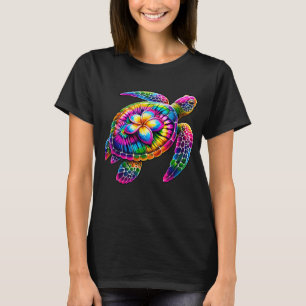 Camiseta Playa de vacaciones de Hawái para la tortuga marin