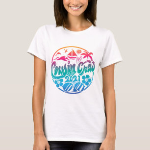Camiseta Playa de vacaciones de verano para niños primos de