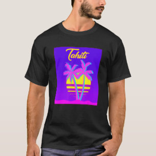 Camiseta Playa de vacaciones de verano para viajes en Tahit
