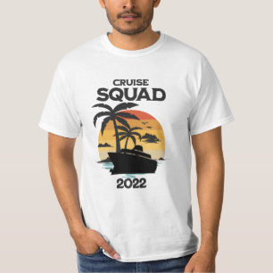 Camiseta Playa de vacaciones familiares de crucero Squad 20
