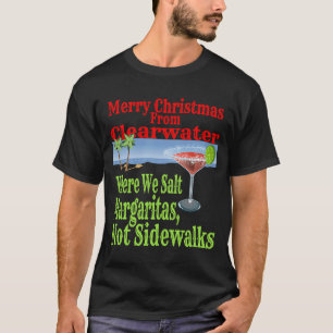 Camiseta Playa de vacaciones para Navidades de Clearwater F