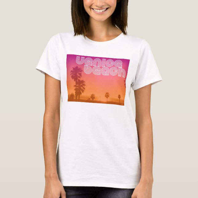 Camiseta Playa de Venecia (Anverso)