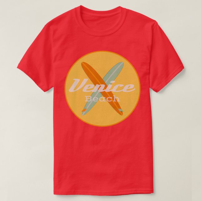 Camiseta Playa de Venecia (Diseño del anverso)