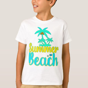 Camiseta Playa de Verano   Cita de texto de verano y aventu