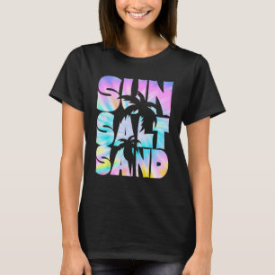 Camiseta Playa de verano de arena de sal solar Palm Tree Be