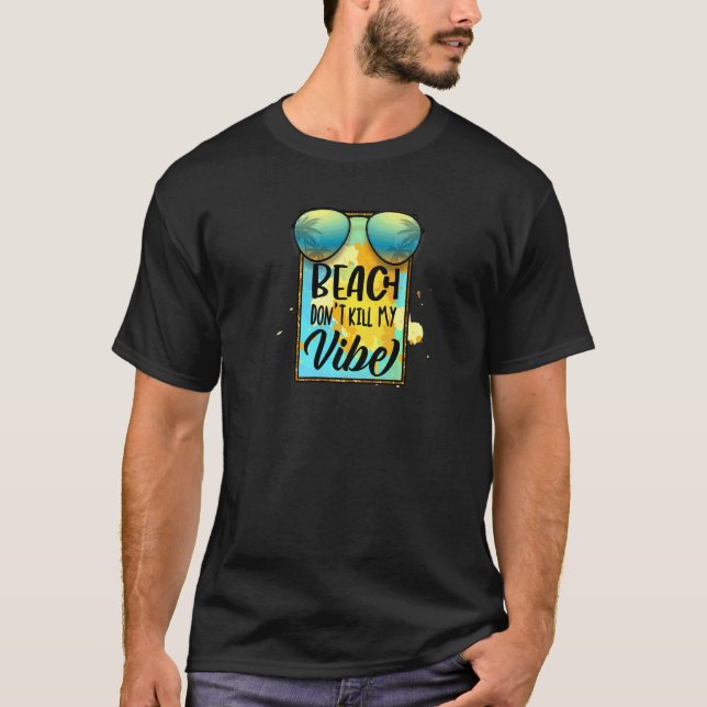 Camiseta Playa de verano de Hallo (Anverso)