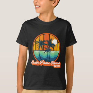 Camiseta Playa de verano de los 90 de Texas, isla de Padre 