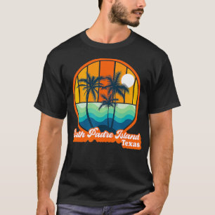 Camiseta Playa de verano de los 90 de Texas, isla de Padre