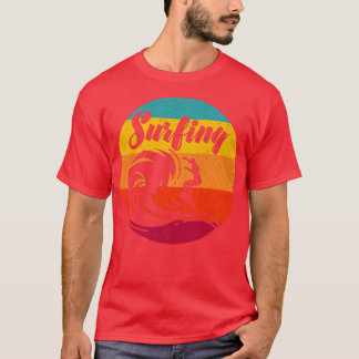 Camiseta Playa de Verano Retro Vintage Santa Cruz