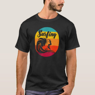 Camiseta Playa de Verano Retro Vintage Santa Cruz