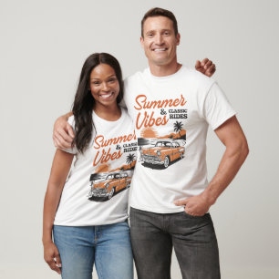 Camiseta Playa de Verano Vibes Classic Rides