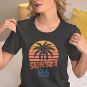 Camiseta Playa de verano vintage de los 80