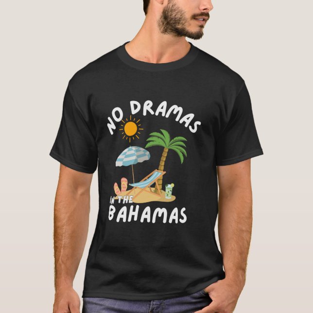 Camiseta Playa de viajes para cruceros familiares en Nassau (Anverso)