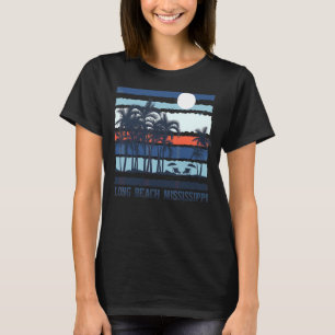 Camiseta Playa de Vintage Long Beach Mississippi Playa de l