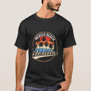 Camiseta Playa de Vintage Mexico Beach Florida Palm Tree