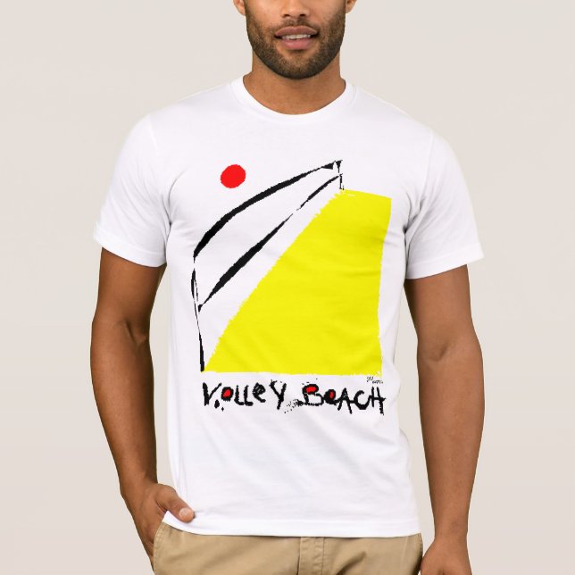 Camiseta Playa de voleibol (Anverso)