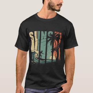Camiseta Playa del atardecer