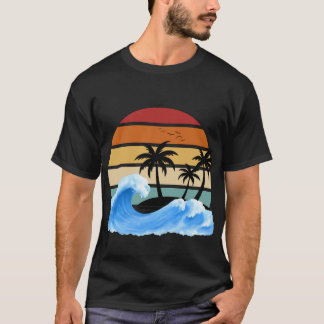 Camiseta Playa del Atardecer — Donde el WiFi es Débil pero 