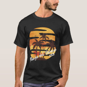 Camiseta Playa del Carmen 2023 Vacaciones familiares Retro 