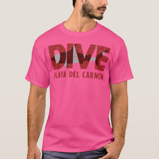 Camiseta Playa Del Carmen Dive México Buceo Tiburón