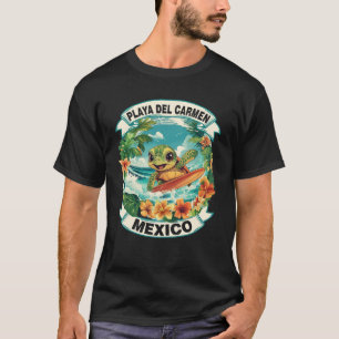 Camiseta Playa Del Carmen México Turca Cueva Surfing Su
