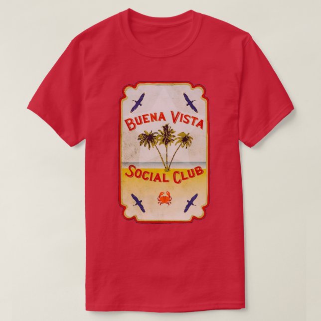 Camiseta Playa del Club Social de Buena Vista (Diseño del anverso)