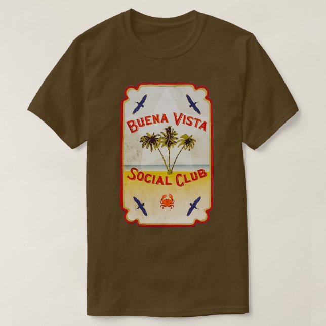 Camiseta Playa del Club Social de Buena Vista (Diseño del anverso)