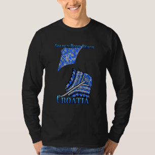Camiseta Playa del Cuerno de Oro Croacia Vacaciones Tribal
