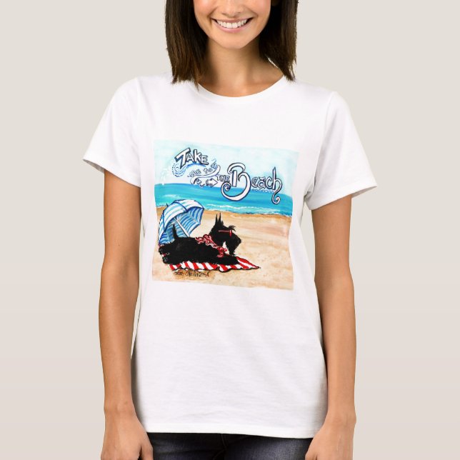 Camiseta Playa del escocés (Anverso)
