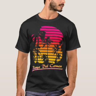 Camiseta Playa Del men Guay 80 Palm Trees Summer Sunset
