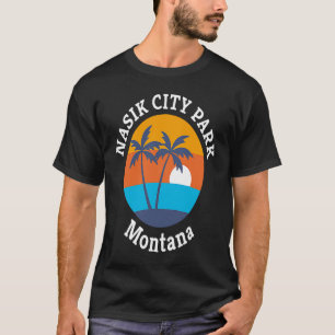 Camiseta Playa del Parque de la Ciudad de Nasik Montana Ver