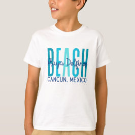 Camiseta Playa Delfines Cancún México (Océano)