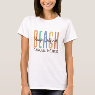 Camiseta Playa Delfines Cancún México (Sands)