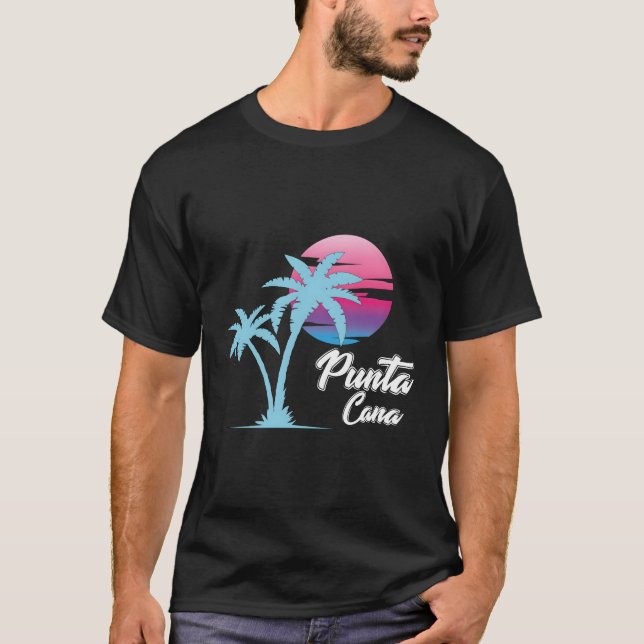 Camiseta Playa delicada de Punta Cana (Anverso)