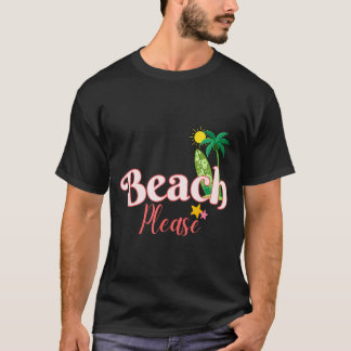 Camiseta Playa divertida vacaciones de verano gráfico lindo
